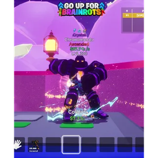 Chronomondo Crystal with THREE traits MAX LEVEL 87.7 Qi/s - Go up for Brainrots 