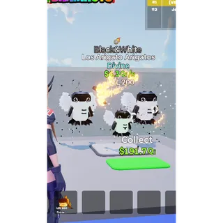 Los Arigato Arigatos Black&White with trait MAX LEVEL 4.3 Qi/s - Go up for Brainrots 