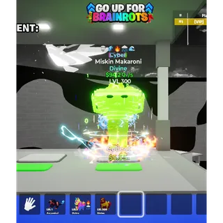 Miskin Makaroni Cyber with FIVE traits MAX LEVEL 94.2 Qi/s - Go up for Brainrots 