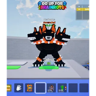 Cerberus MAX LEVEL 55.6 Qi/s - Go up for Brainrots 