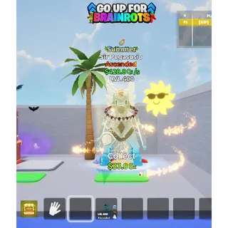 Sir Pegasusio Summer with trait MAX LEVEL 428.8 Qi/s - Go up for Brainrots 