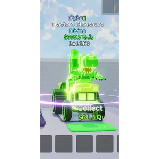 Tractoro Dinosauro Cyber Level 160 - Go up for Brainrots 
