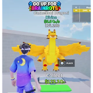 Go up for Brainrots - Canneloni Dragoni Level 100