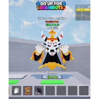 Il Demonico Maskino MAX LEVEL 53.3 Qi/s - Go up for Brainrots 