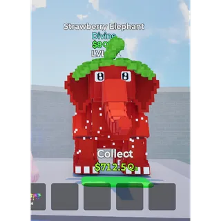 Go up for Brainrots - Strawberry Elephant Level 101