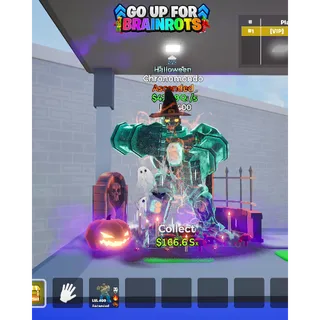 Chronomondo Halloween with trait MAX LEVEL 421 Qi/s - Go up for Brainrots 