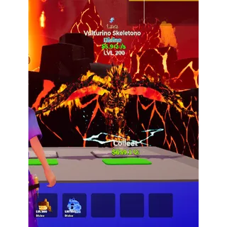 Vulturino Skeletono Lava with trait MAX LEVEL 5.9 Qi/s - Go up for Brainrots 