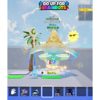 Moonrini Astrini Summer with two traits MAX LEVEL 80.6 Qi/s - Go up for Brainrots 