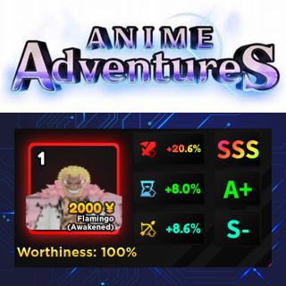 Flamingo SSS DMG|Anime Adventures - Game Items - Gameflip