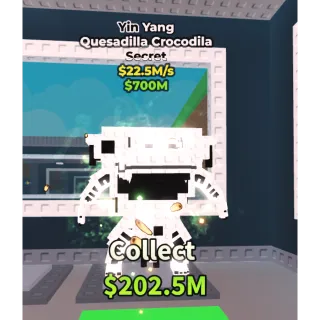 Yin Yang Quesadilla Croodilla