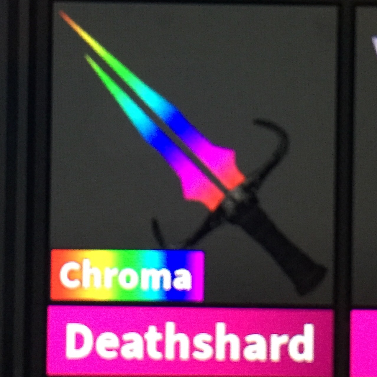 Gear Roblox Mm2 Chroma Deathshard In Game Items Gameflip - how to get a chroma in mm2 roblox