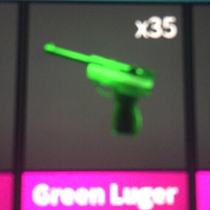 Gear Roblox Mm2 Green Luger Other Gameflip