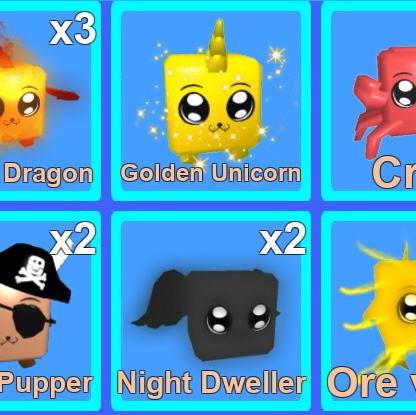 Roblox Mining Simulator Mythical Pet Of Your Choise Other - roblox dragon simulator