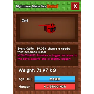 Grow A Garden/Titanic/NM Disco Bee