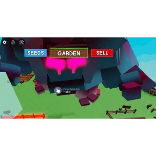 Grow A Garden/ Festive NM Ice Golem