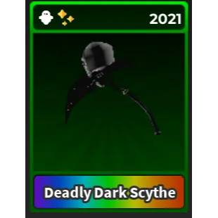 Deadly Dark Scythe/Survive The KillerFAST DELIVERY🏎️