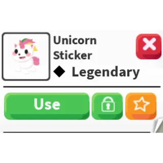 Unicorn Sticker Legendary/🏎️FAST DELIVERY🏎️