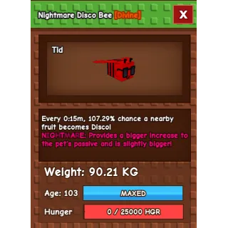 Grow A Garden/Titanic/NM Disco Bee