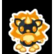 Blazing Lion Animated Sticker