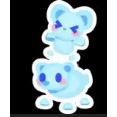 Frostbite Bear And Cub Animated Sticker