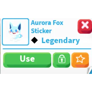 Aurora Fox Sticker🏎️FAST DELIVERY🏎️