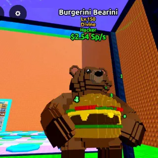 Divine | hacker Burgerini Bearini - Escape Tsunami For Brainrots