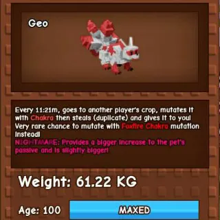 5X NIGHTMATE KITSUNE 60KG - GROW A GARDEN