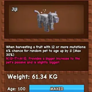 NIGHTMARE DIAMOND PANTHER 60KG - GROW A GARDEN