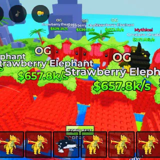 20X Strawberry Elephant 657.8K/s | My Brainrot Army
