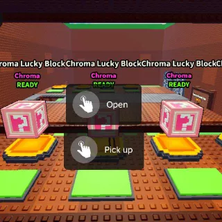 CHROMA | 5X CHROMA LUCKY BLOCK  - GLIDE FOR BRAINROT