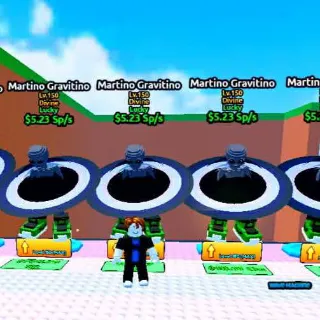 5X LUCKY MARTINO GRAVITINO $5.23Sp/s - ESCAPE TSUNAMI FOR BRAINROTS