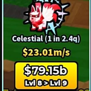 Kitsune

Celestial (1 in 2.4q)

$23.01m/s - BUILD THE BASE AND STEAL