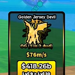 Golden Jersey Devil
OG (1in 2:4ud)

$76m/ s - BUILD THE BASE AND STEAL