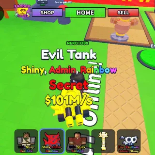 SECRET | EVIL TANK $101M/s - UNBOX YOUR TANK