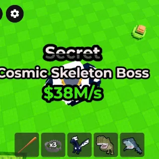 5x Cosmic Skeleton 30m/s - Steal An Egg