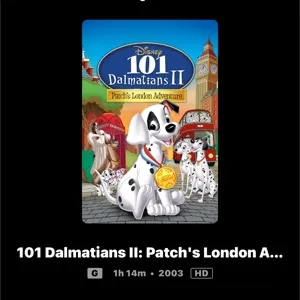 101 DALMATIANS 2: PATCH’S LONDON ADVENTURE 
