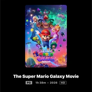THE SUPER MARIO GALAXY MOVIE