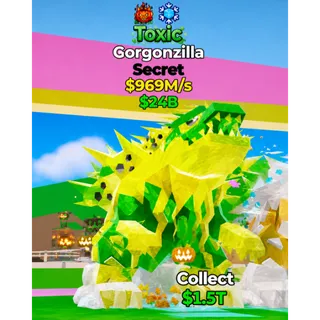 Toxic Gorgonzilla with 2 traits!