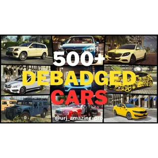 Debadged Cars Pack for FiveM Server 500+