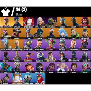 [PC/PSN/XBOX]  44 Skins | OG STW | Omega | Rogue Agent | Lynx | Selene | Drift | 900 VBUCKS+FULL ACCESS