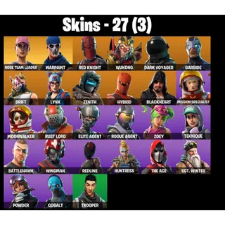 [PC/PSN/XBOX]  27 Skins | OG STW | Elite Agent | Take The L | Lynx | Wukong | 250 VB+FULL ACCESS+MAİL CHANGEABLE