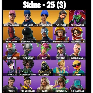 [PC/XBOX] 25 Skins | OG STW LİMİTED | The Reaper | Take The L | Red Knight | 350 VB+FULL ACCESS