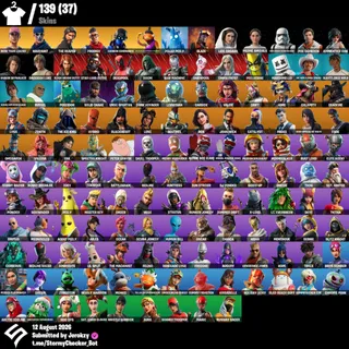 [PC/PSN/XBOX] 139 Skins | OG STW | The Reaper | Midas | John Wick | Worldcup Fishstick | Blaze |100 VBUCKS+FULL ACCESS