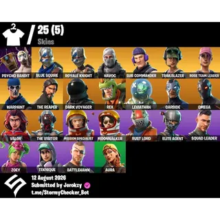 [PC/PSN/XBOX  25 Skins | OG STW ULTİMATE EDİTİON| Blue Squire | Royale Knight | Havoc ||The Reaper| 450 VBUCKS+FULL ACCESS