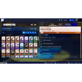 [PC/PSN/XBOX]   27 Skins | OG STW ULTİMATE EDİTİON RARE NOCTURNO LEGACY SCHEMATİC | Arcane Jinx | 500 VBUCKS+FULL ACCESS