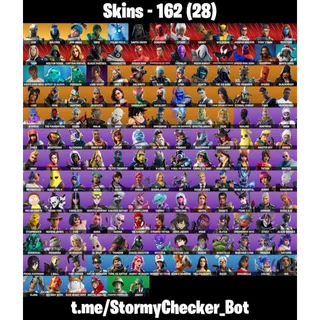 [PC/PSN/XBOX] 162 Skins | OG STW | Eon | Lara Croft | Midas | Vix | Drift | Rox | 300 VBUCKS+FULL ACCESS