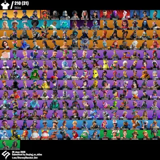 [PC/PSN/XBOX] 210 Skins |22100 VBUCKS+OG STW|Neo Versa |Leviathan Axe|Omega|FULL ACCESS+MAİL CHANGEABLE FORTNİTE VBUCKS ACCOUNT