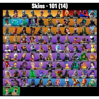 [PC/PSN/XBOX] 101 Skins | OG STW | Black Knight | Sparkle Specialist | The Reaper | Lynx | 700 VB+FULL ACCESS