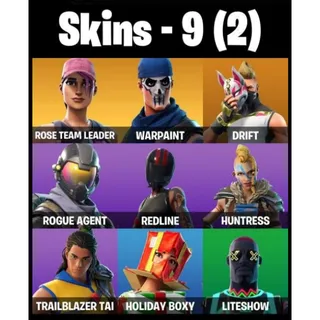 [PC/PSN/XBOX] 9 Skins | OG STW ULTİMATE EDİTİON NOCTURNO SCHEMATİC | Rogue Agent | FULL ACCESS+MAİL CHANGEABLE