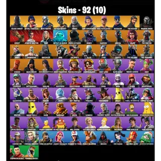 [PC/PSN/XBOX] 92 Skins | Og Stw | Black Knight | The Reaper | Omega | Take The L | Havoc | Mako | 1400 VB+FULL ACCESS